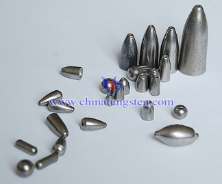 Tungsten Alloy Fishing Sinkers Counterweight Picture